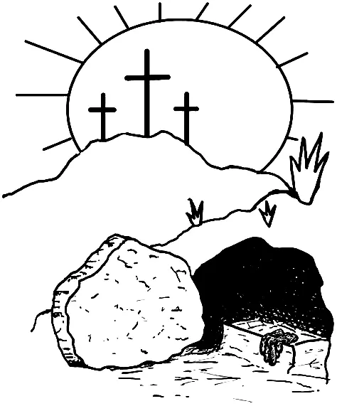 Religiöse Ostern Ausmalbilder 2