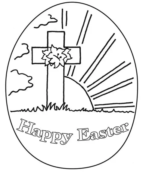 Pascua Religiosa Para Colorear 22