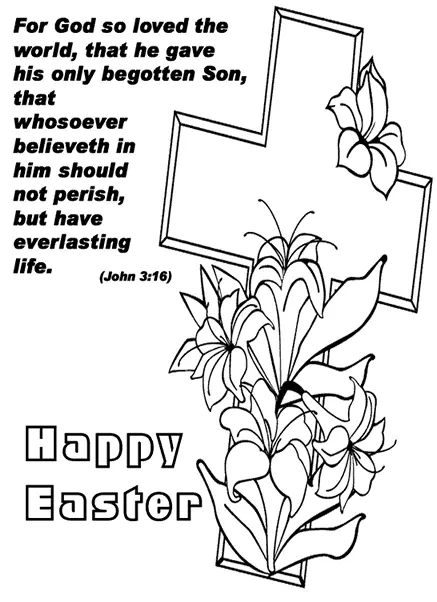 Religiöse Ostern Ausmalbilder 38
