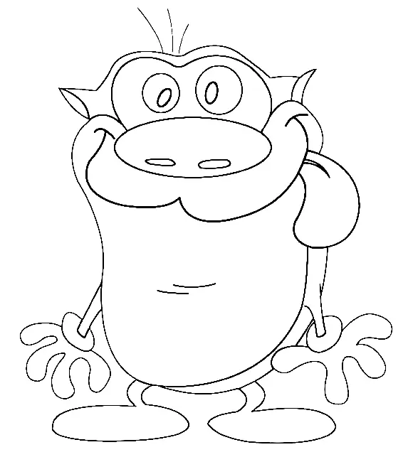 Ren Y Stimpy Para Colorear 17