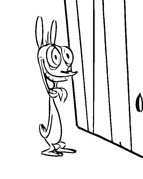 Ren Y Stimpy Para Colorear 24