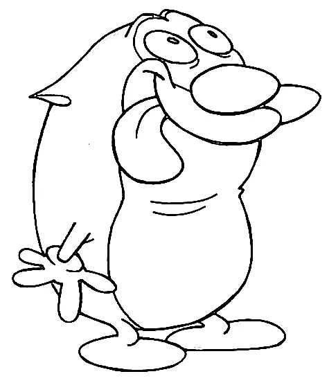 Ren Y Stimpy Para Colorear 25