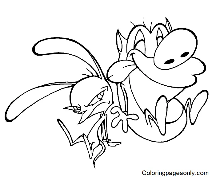 Ren Y Stimpy Para Colorear 31