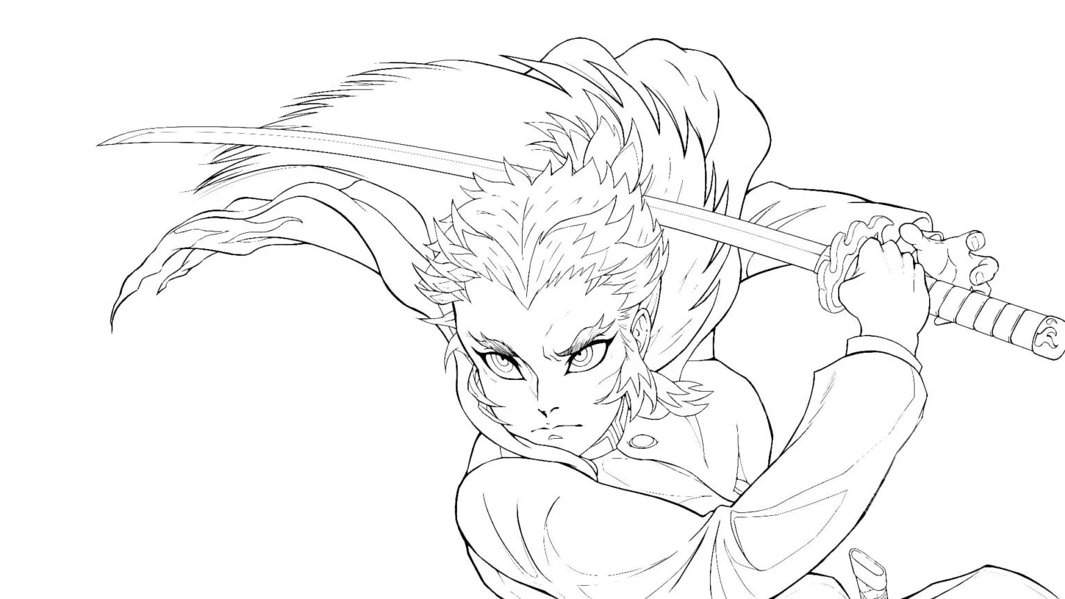 Rengoku Ausmalbilder 6