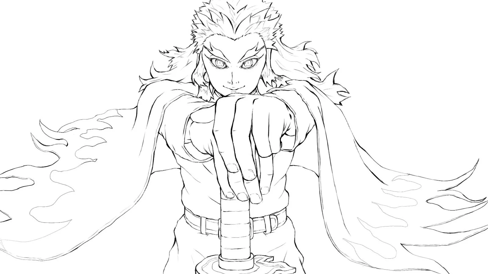 Rengoku Ausmalbilder 9
