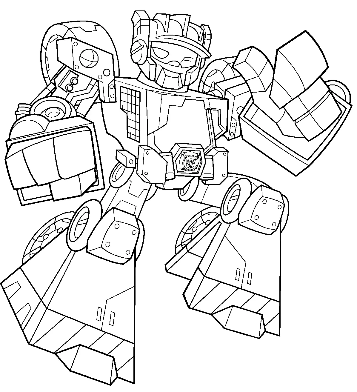 Rescue Bots Para Colorear 10