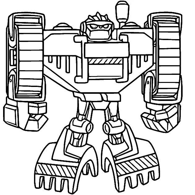 Rescue Bots Para Colorear 12