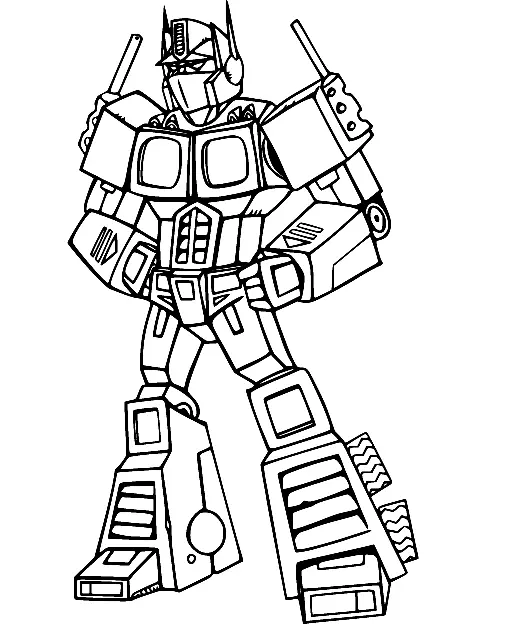 Rescue Bots Para Colorear 16