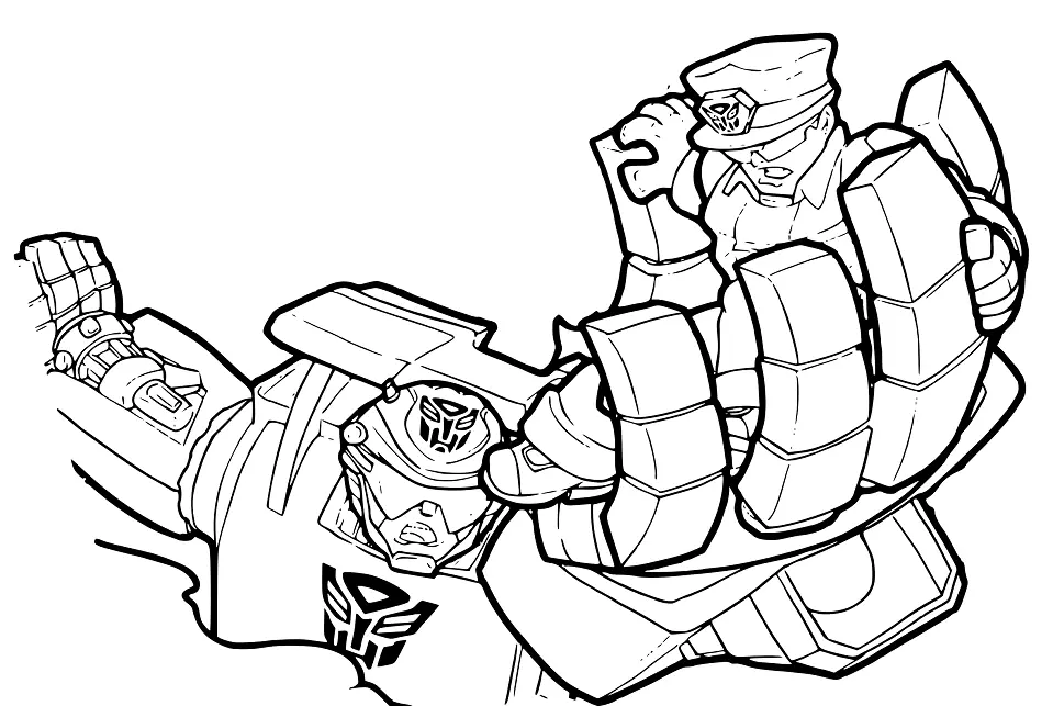 Rescue Bots Para Colorear 32