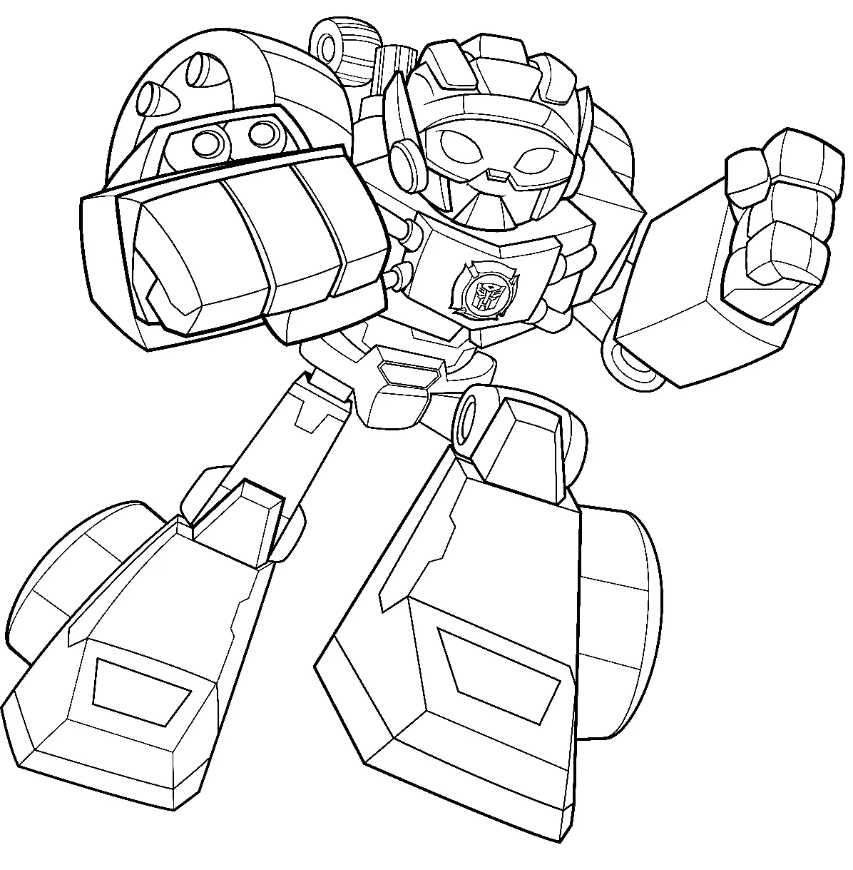 Rescue Bots Para Colorear 4