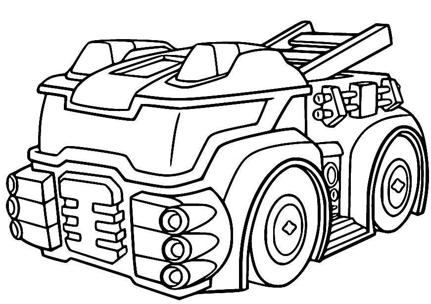 Rescue Bots Para Colorear 8