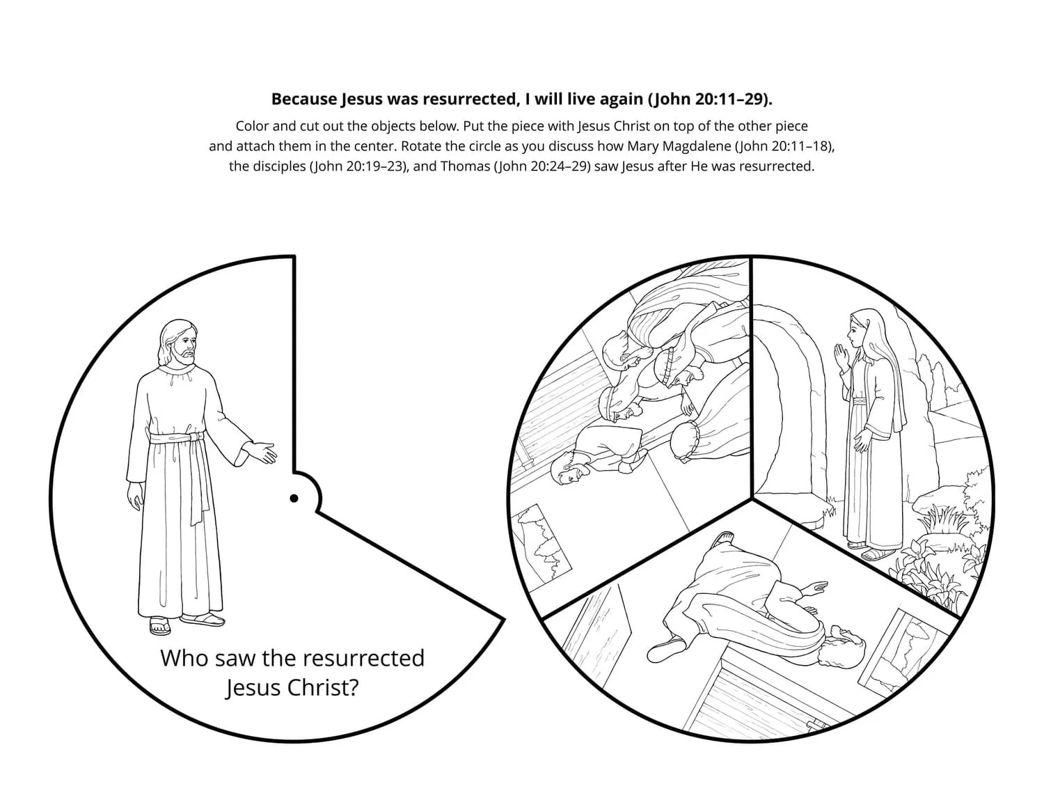 Resurrection Coloring Pages 18