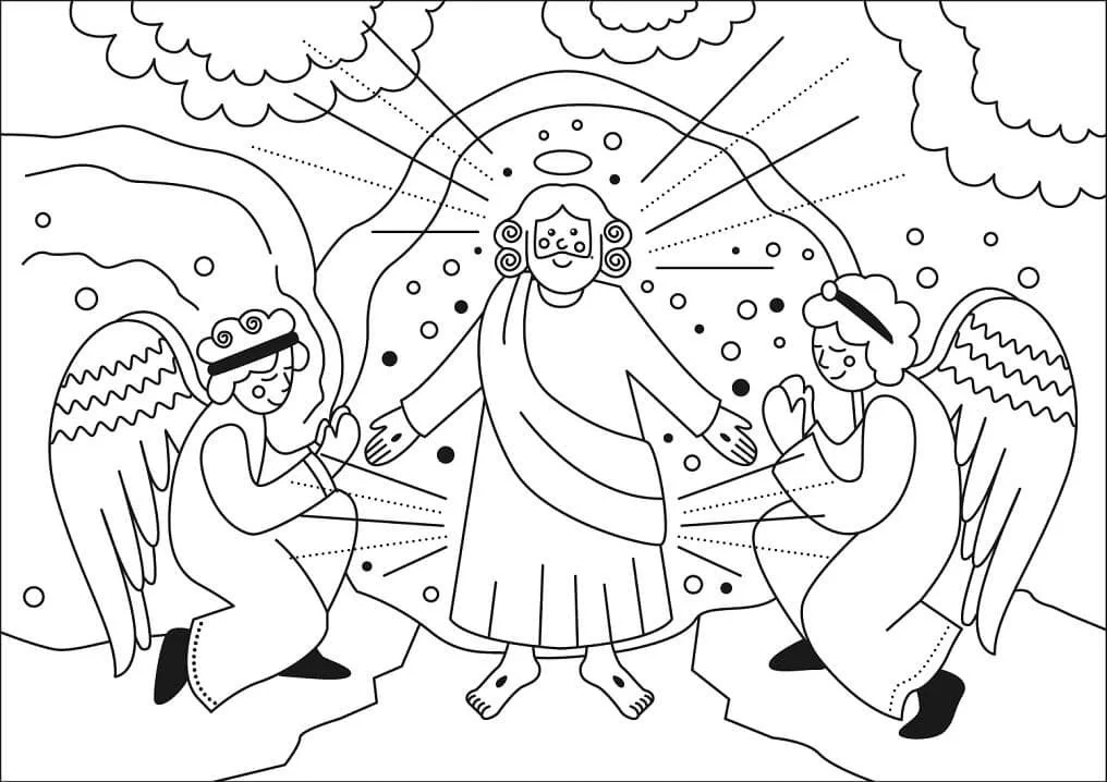 Resurrection Coloring Pages 9