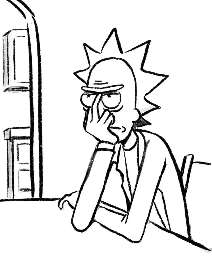 Desenhos de Rick And Morty Para Colorir 35