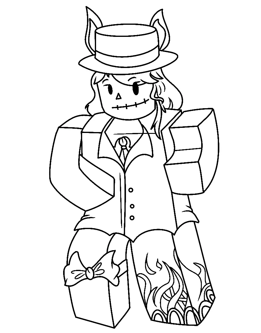 Desenhos de Roblox Para Colorir 13