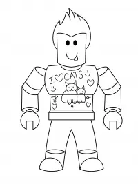 Roblox Coloring Pages 16