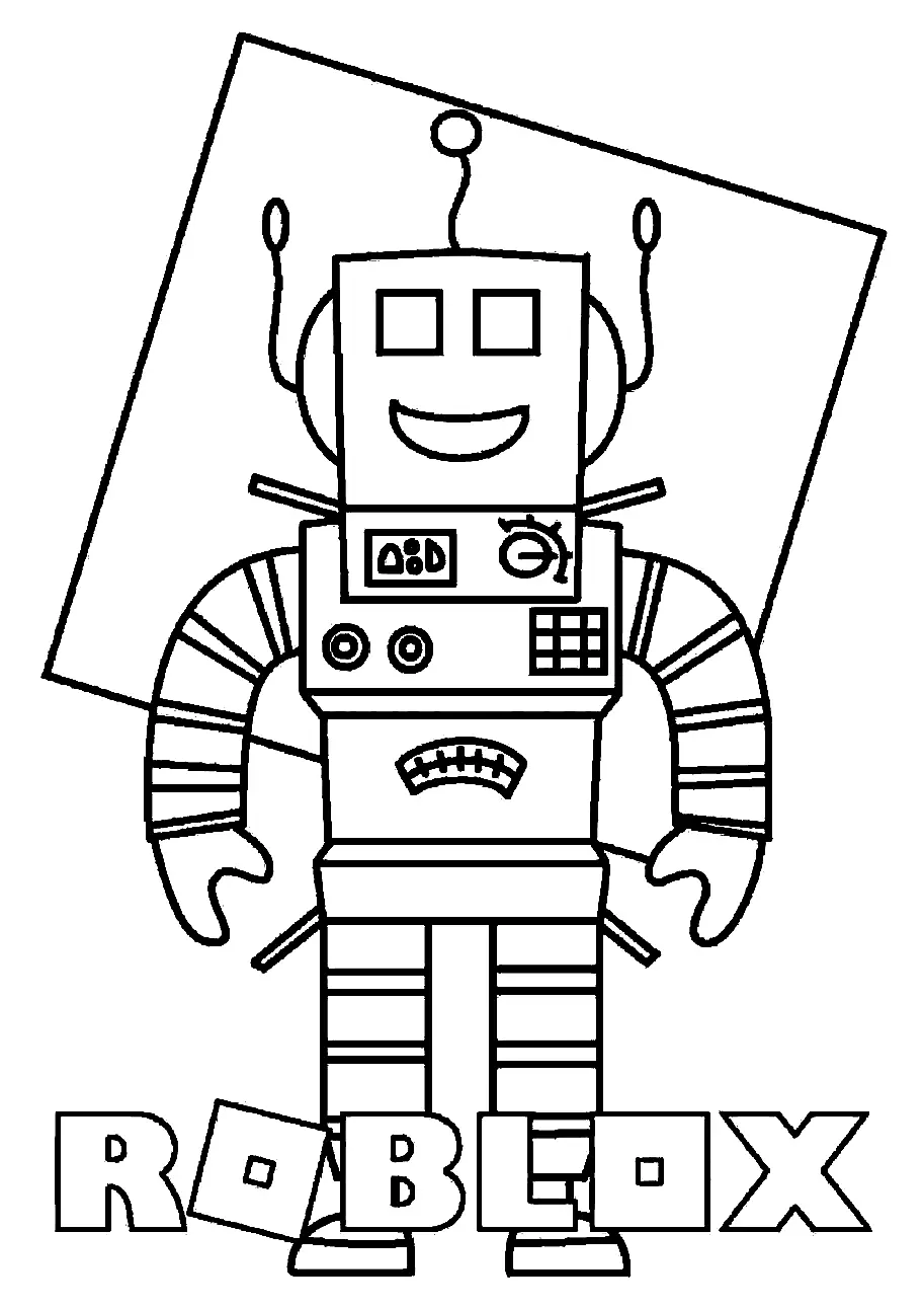 Roblox Coloring Pages 4