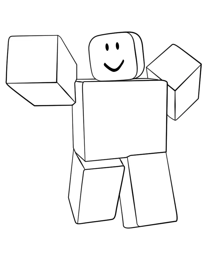 Desenhos de Roblox Para Colorir 43