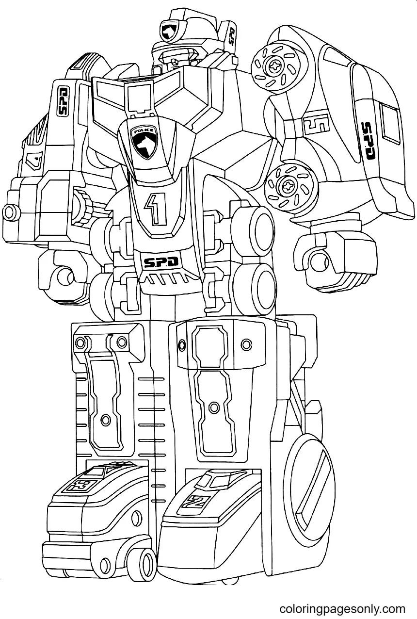 Desenhos de Robot Para Colorir 20