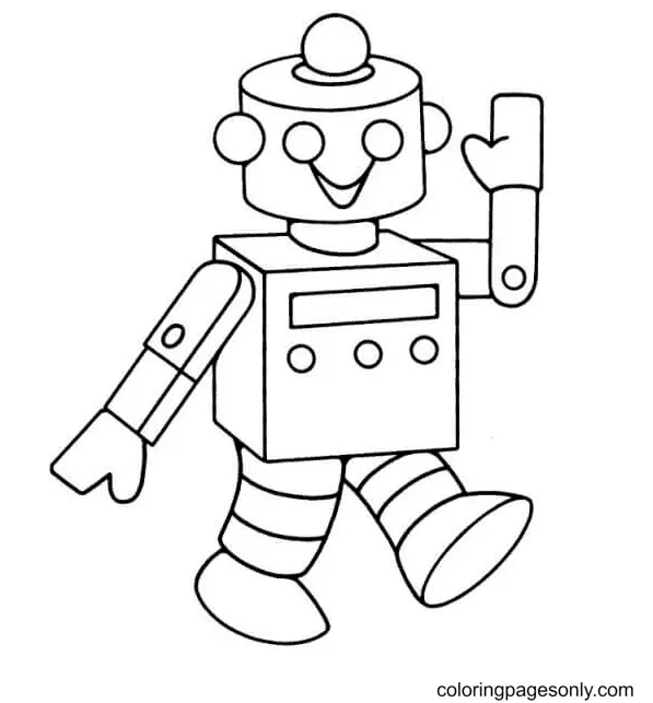 Desenhos de Robot Para Colorir 23
