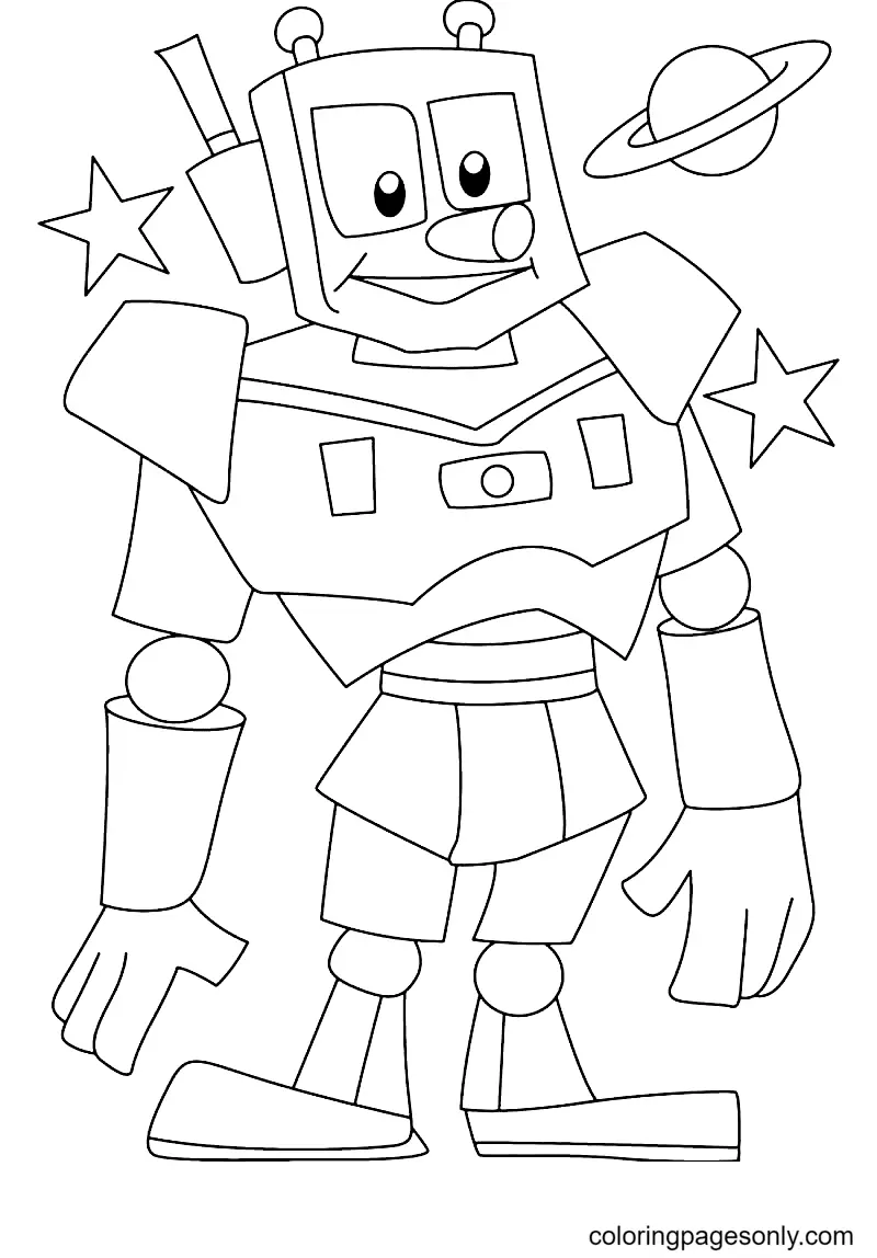 Desenhos de Robot Para Colorir 34