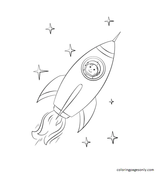 Raketen Ausmalbilder 14