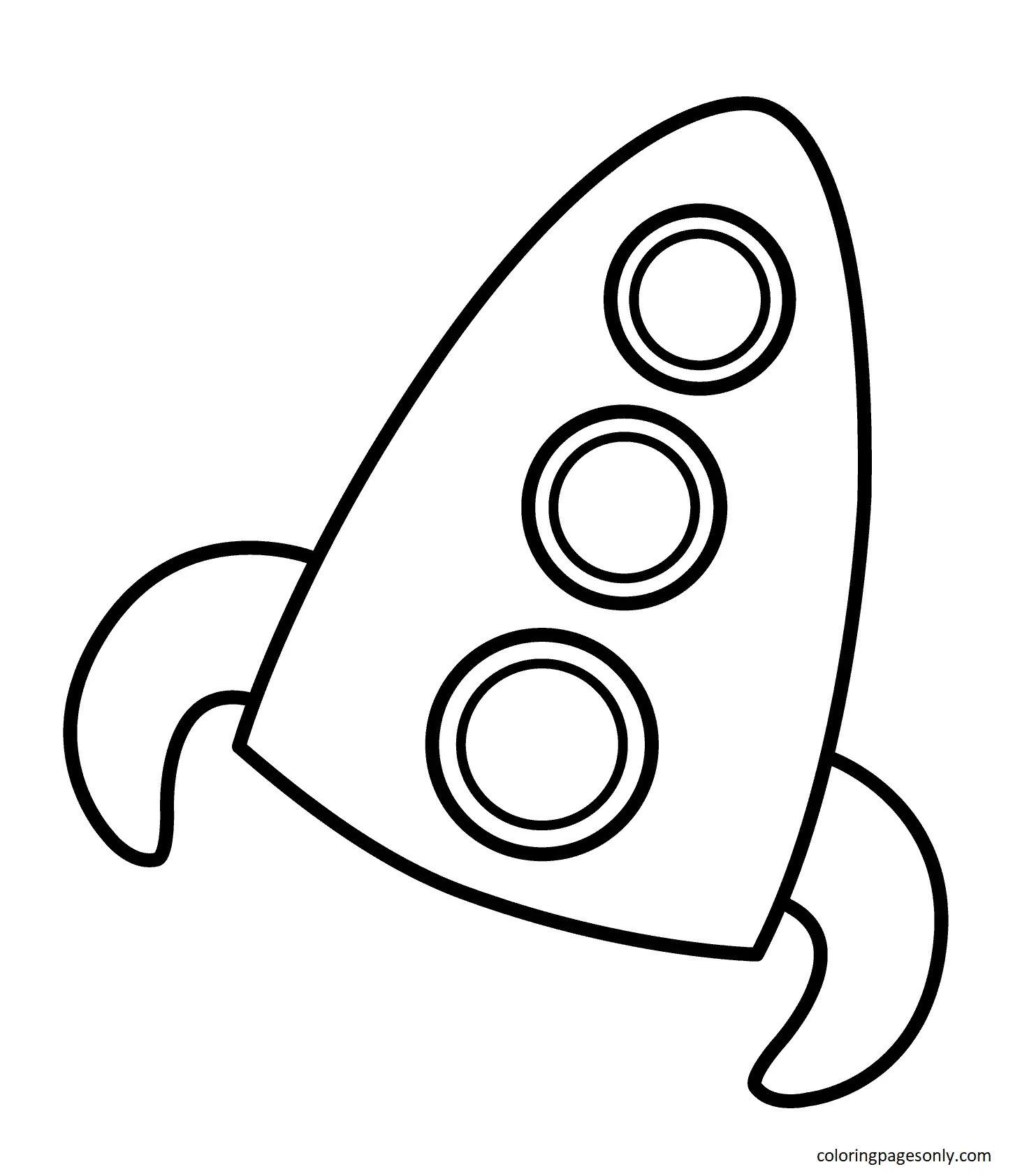 Raketen Ausmalbilder 24