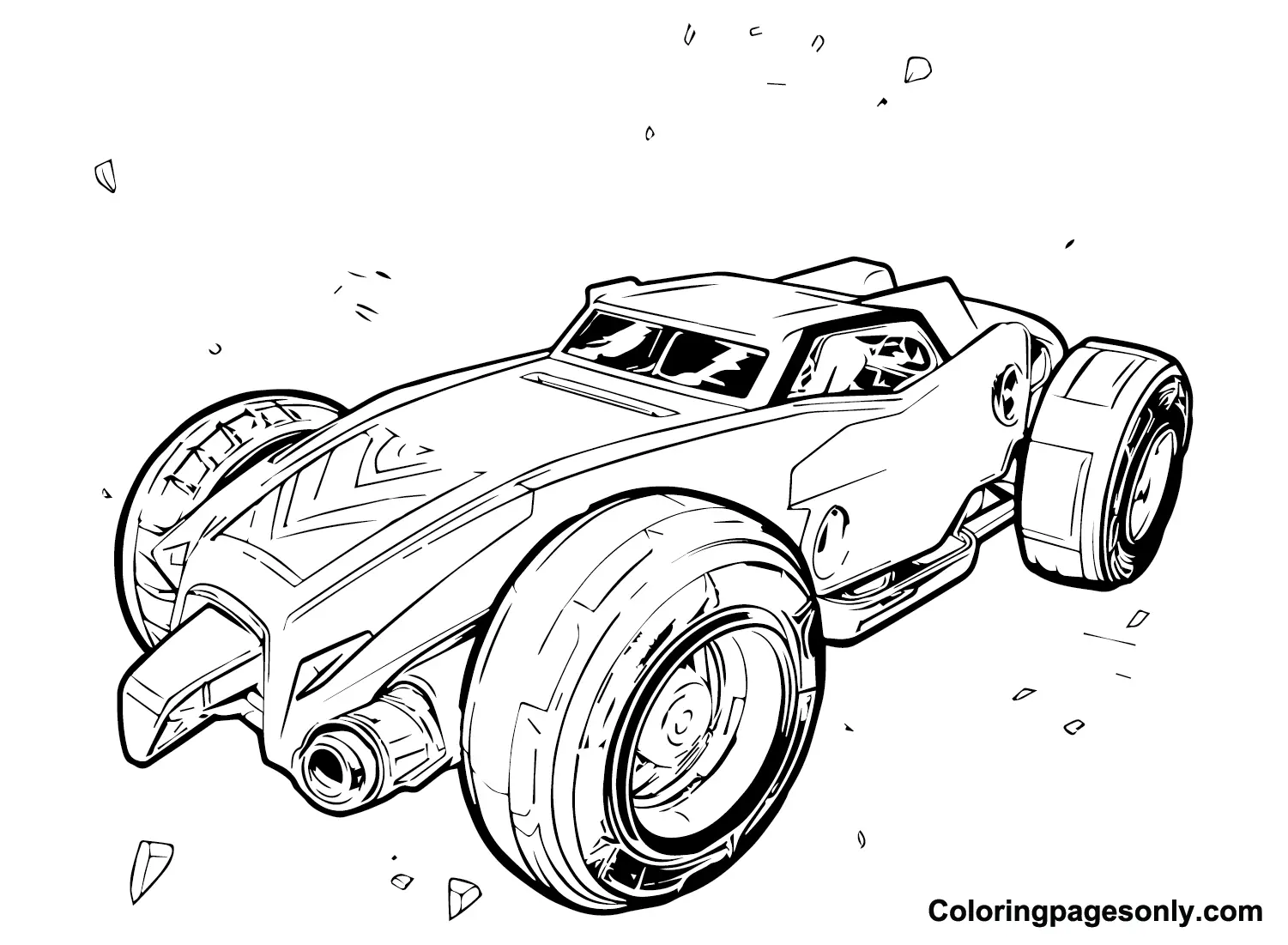Desenhos de Rocket League Para Colorir 12