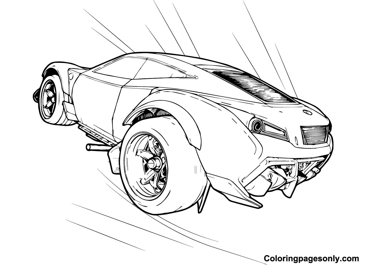 Rocket League Para Colorear 23