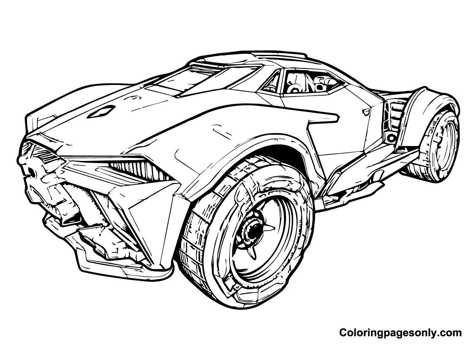 Rocket League Coloring Pages 3