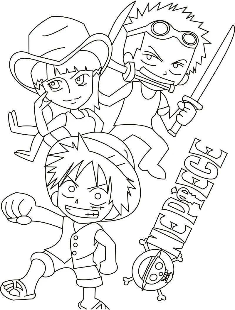 Roronoa Zoro Coloring Pages 13