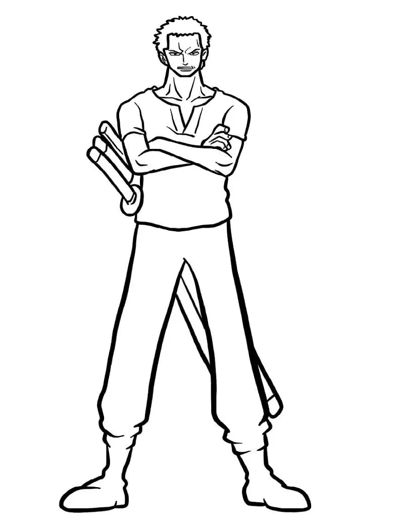 Roronoa Zoro Coloring Pages 25