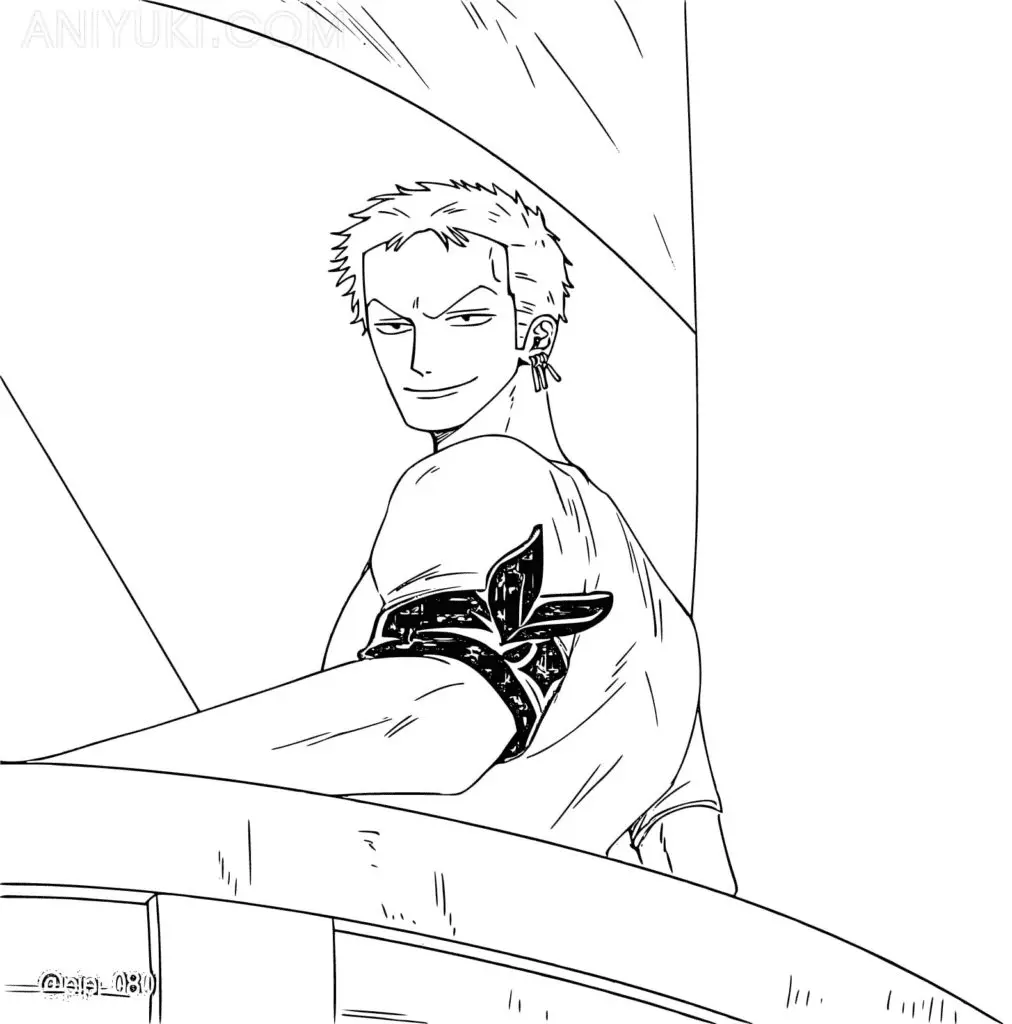 Roronoa Zoro Coloring Pages