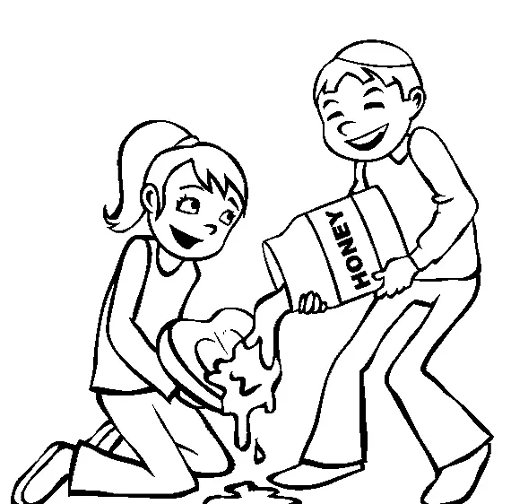 Rosh Hashana Para Colorear 21