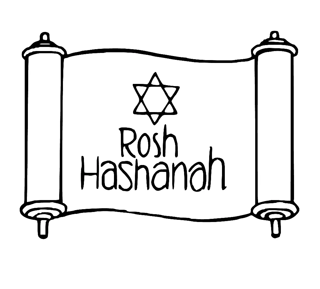 Rosh Hashanah Ausmalbilder 40