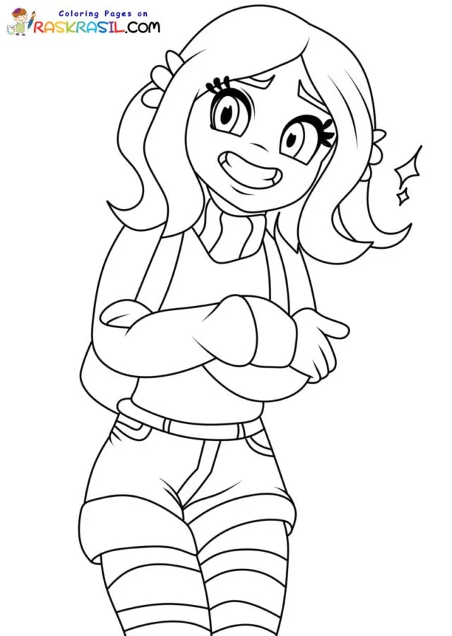 Ruby Gillman Para Colorir 4