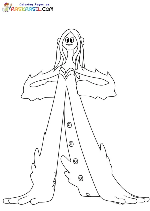 Ruby Gillman Para Colorir 7