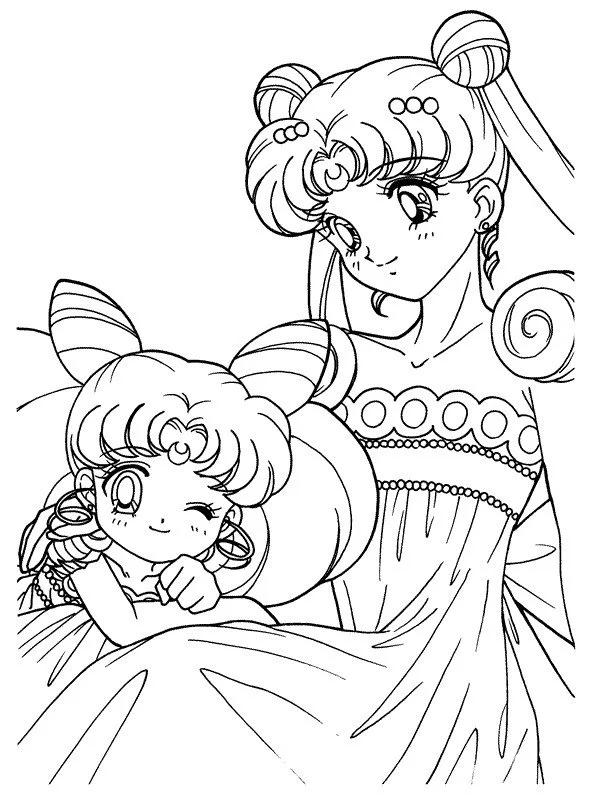 Sailor Moon Para Colorear 13