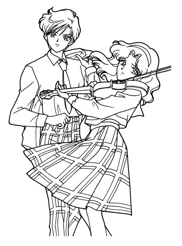 Sailor Moon Para Colorear 15