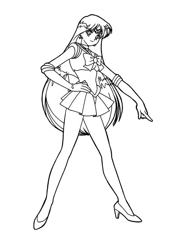 Sailor Moon Para Colorear 43