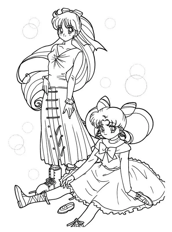Sailor Moon Para Colorear 6