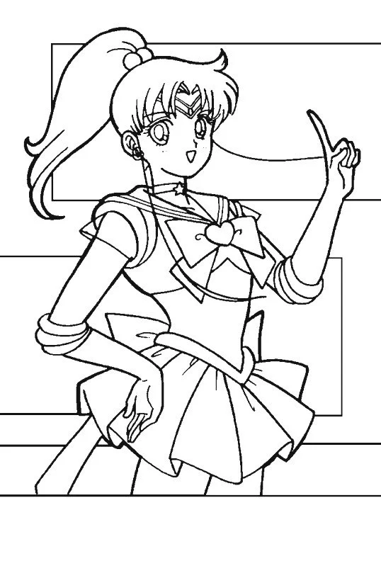 Sailor Moon Para Colorear 63