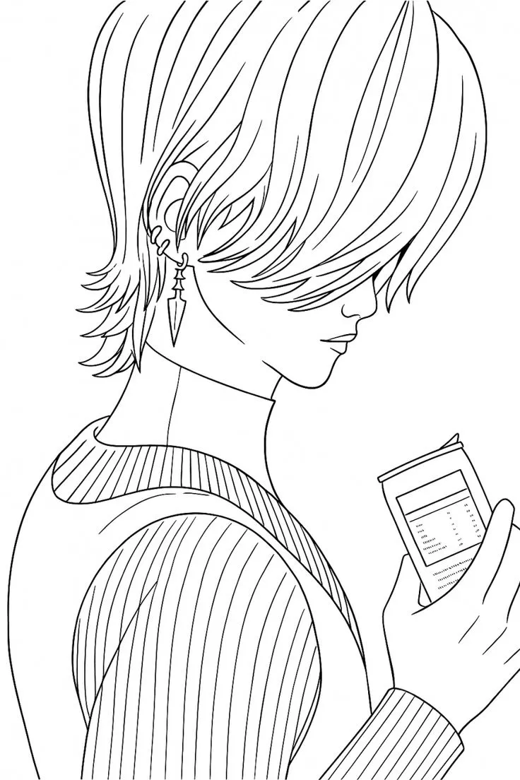 Saja Boys para Colorear 13