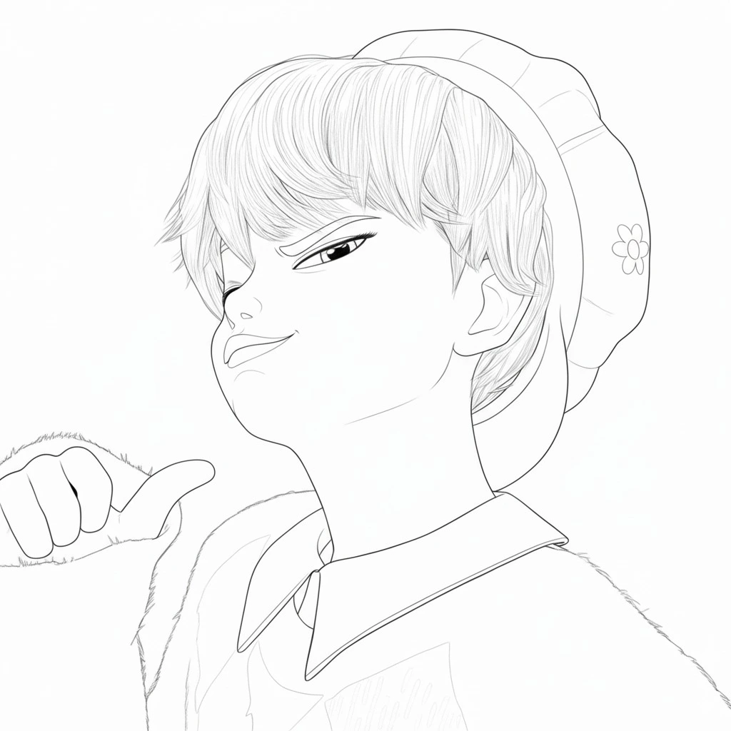 Saja Boys para Colorear 18