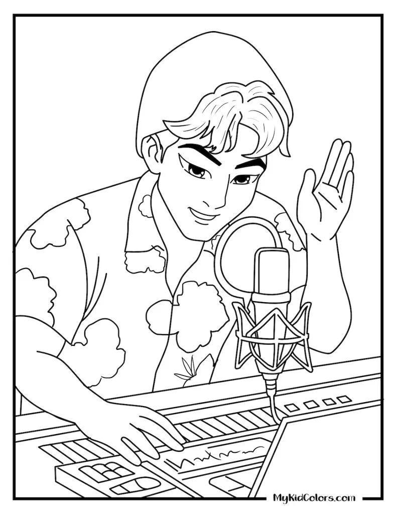 Saja Boys para Colorear 19