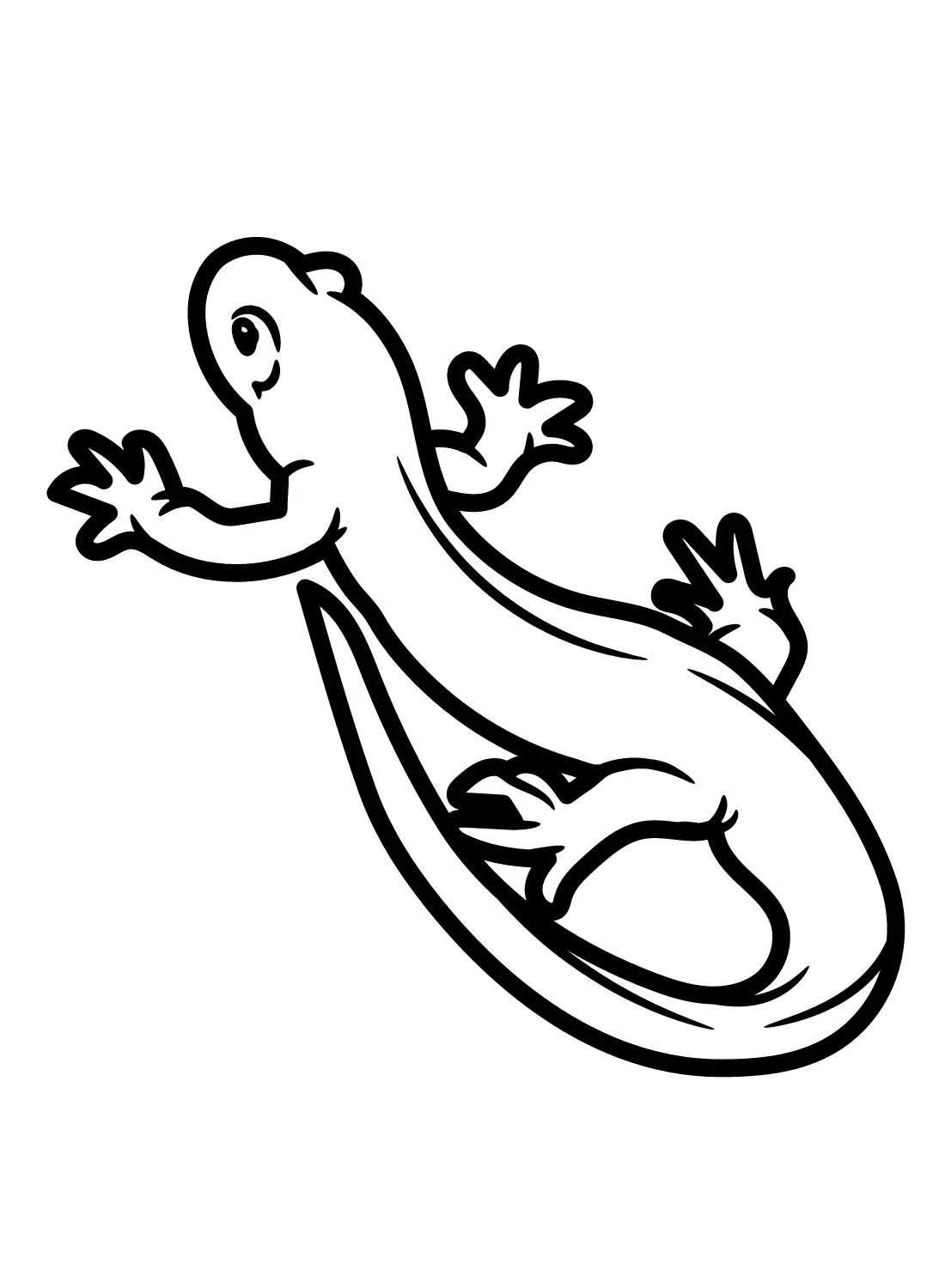 Salamander Coloring Pages 6