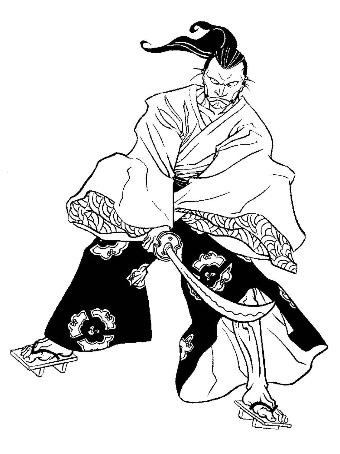 Samurai Coloring Pages 102