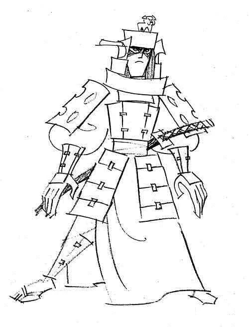 Samurai Coloring Pages 33
