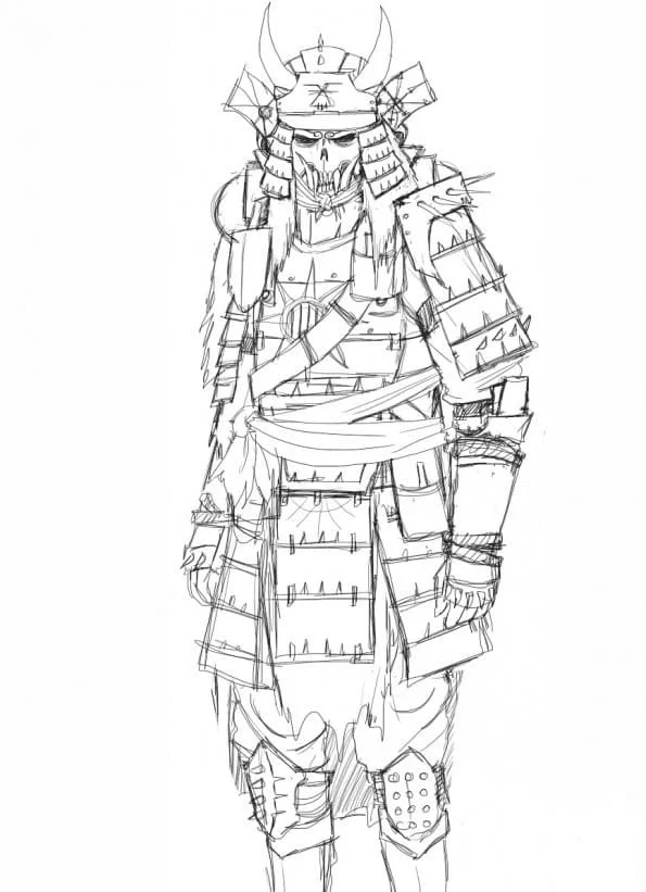 Samurai Ausmalbilder 54