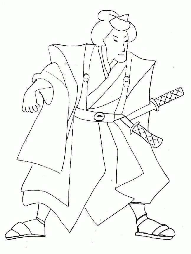 Samurai Coloring Pages 94